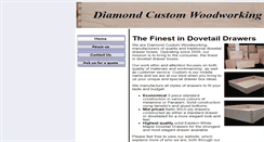 Desktop Screenshot of diamondcustomwoodworking.com