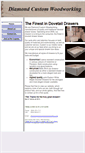 Mobile Screenshot of diamondcustomwoodworking.com